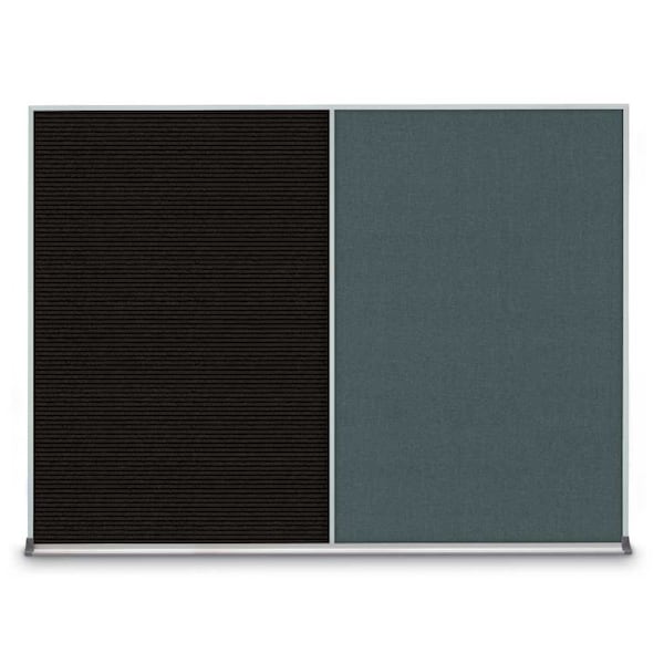 Triple Door Radius Corkboard, 72"X36", B
